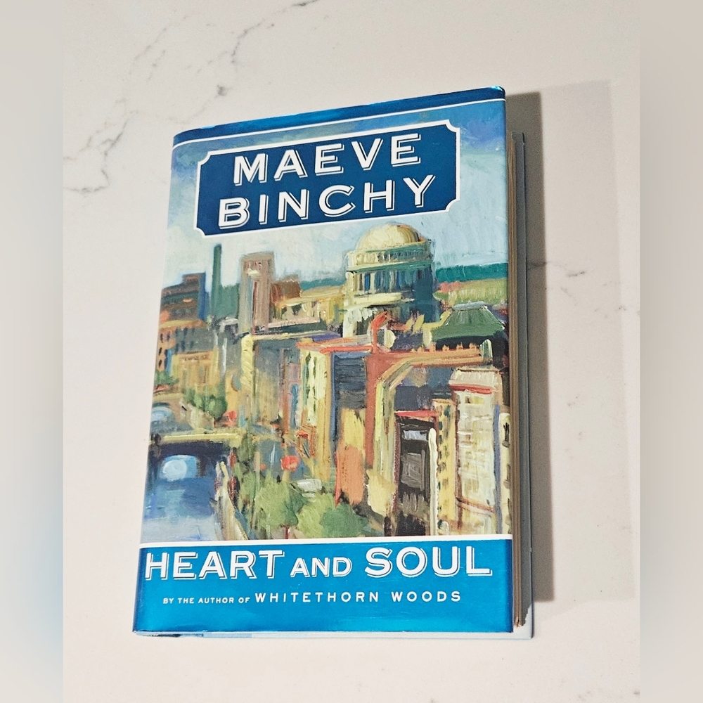 BOGO Maeve Binchy Heart and Soul Coffee Table Book - Blue Cover